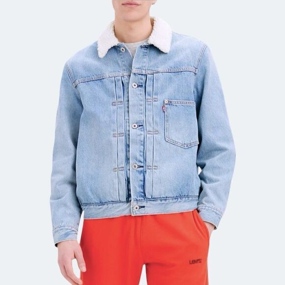 LEVI’S® NWT Type 1 lined denim trucker jacket Size S - Picture 2 of 5